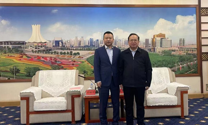 中建上信董事长孙继辉带队访问南宁